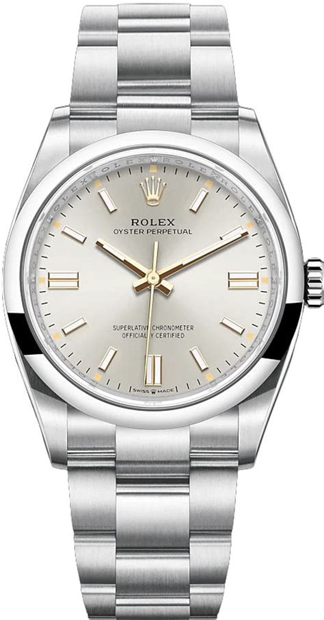 rolex oyster 36mm steel-staal n witgoud|Rolex Oyster steel perpetual.